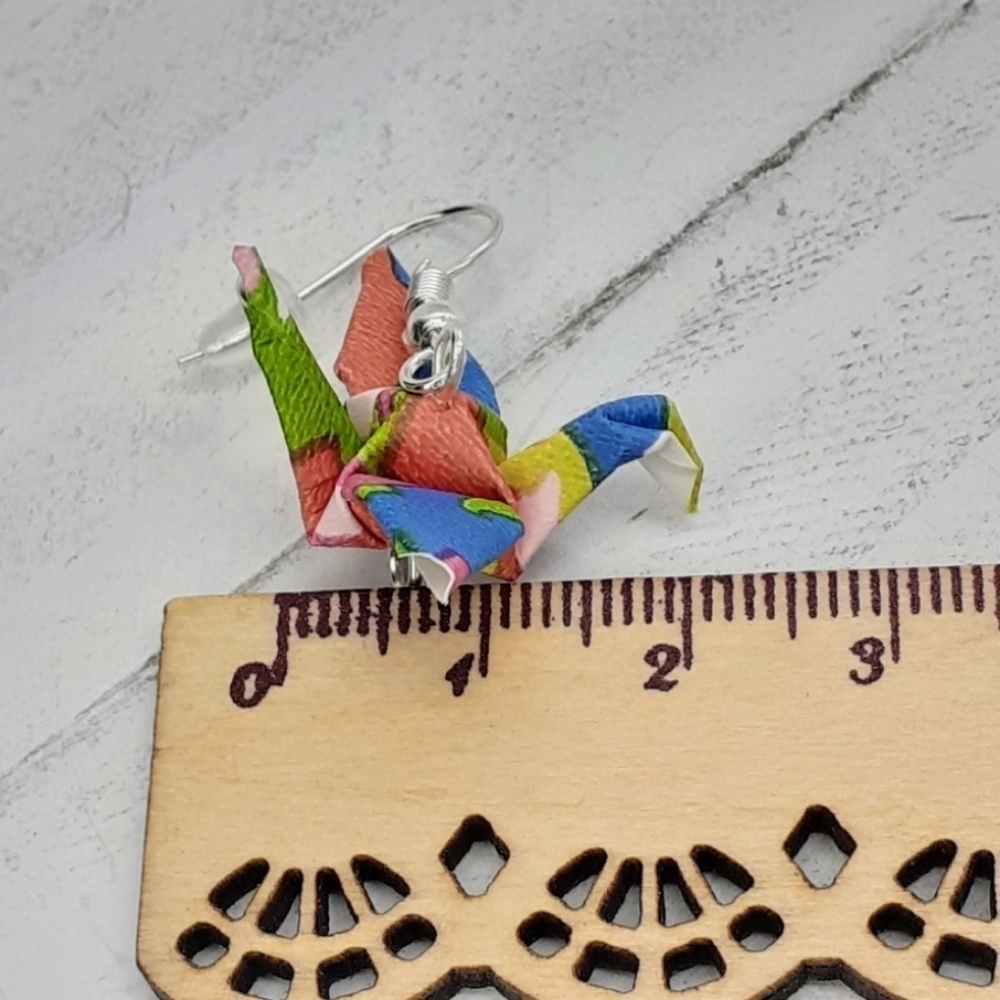 Origami earrings - Picture 5 of 6